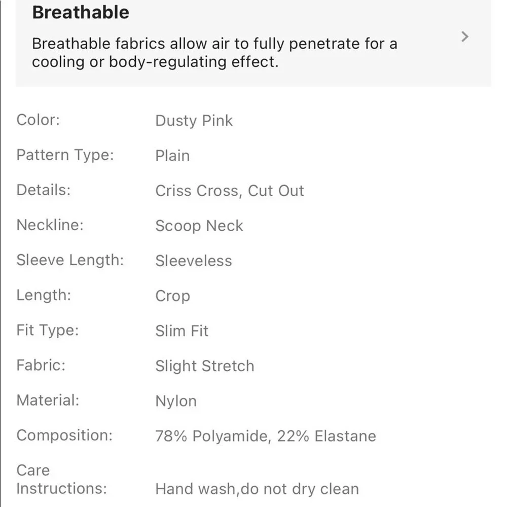 CRISSCROSS sports tank - Picture 3 of 3